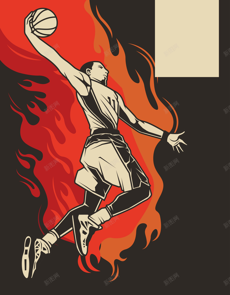 大气手绘青年篮球赛海报背景素材jpg设计背景_新图网 https://ixintu.com 大气 手绘 青年 火焰 篮球 篮球赛 比赛 海报 背景 素材