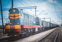哈萨克斯坦坚戈哈萨克斯坦的火车背景图高清图片