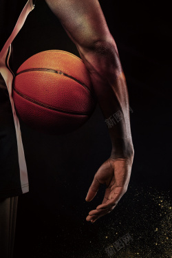 实战篮球特训班海报背景素材高清图片
