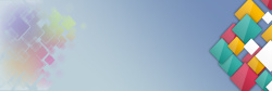 菱形模板渐变蓝色几何海报banner图高清图片
