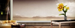 手绘板式家具背景海报高清图片