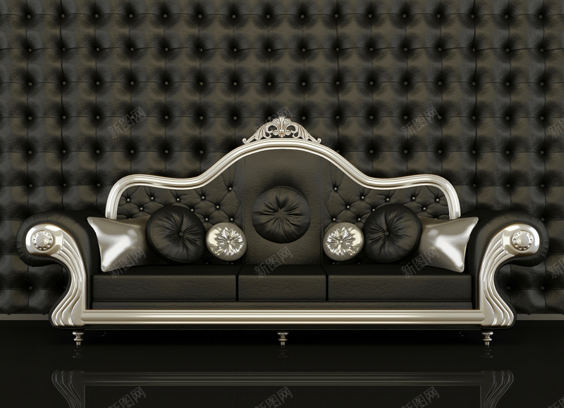 室内隔音墙前的欧式沙发背景素材jpg设计背景_新图网 https://ixintu.com 欧式沙发 室内 家具 家居 黑色 隔音墙 PPT 简约