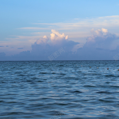 蓝天海水质感背景背景