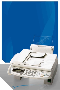 复印机传真机电话一体机办公室办公文具海报背景