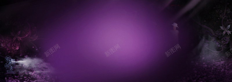 紫色背景psd设计背景_新图网 https://ixintu.com 海报banner 大气高贵 淘宝首页 珠宝首饰 大气