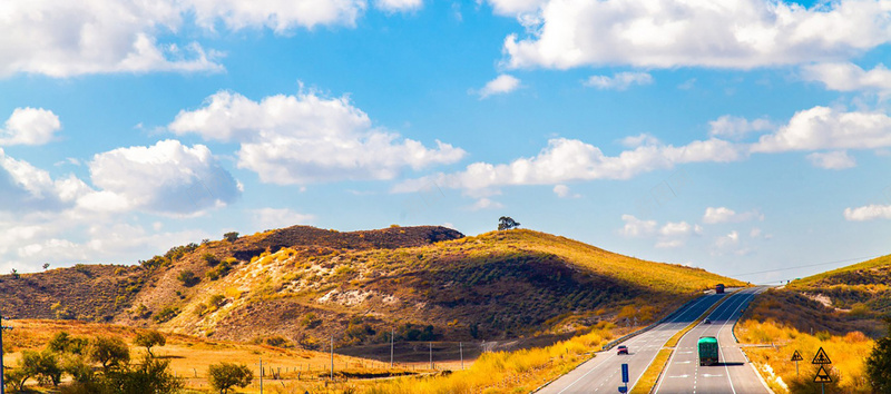 青藏线公路风景背景