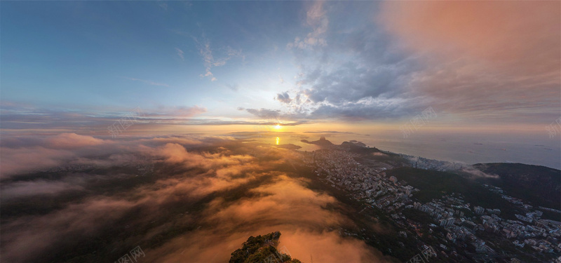 云雾缭绕背景图jpg设计背景_新图网 https://ixintu.com 摄影 风景 自然 旅行 大气 海报banner
