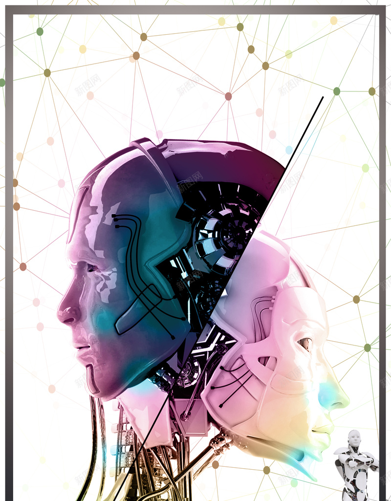 2018白色人工智能机器人未来科技海报psd设计背景_新图网 https://ixintu.com 人工智能 未来科技 机器人 科技 高端 白色 机器人科技 科技未来 白色背景