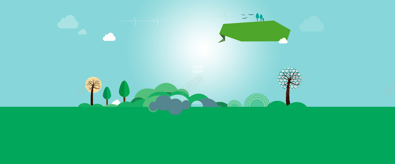 互联网产品推广海报背景模板psd设计背景_新图网 https://ixintu.com 网站首页 互联网 产品 广告 先机 互联网产品 推送 绿色 数据 官网 卡通背景 手绘小树