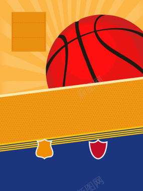 篮球争霸赛篮球宣传海报背景背景