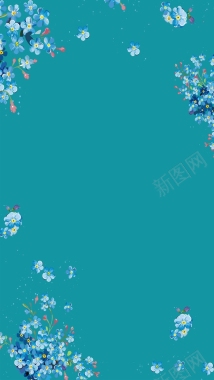 中国共青团花卉新品上市H5背景素材背景