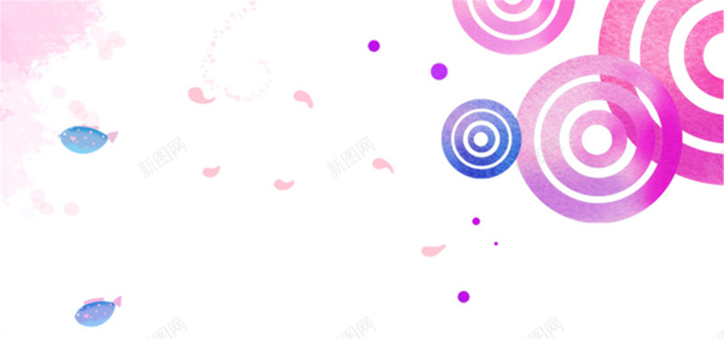 小清新圆圈背景jpg设计背景_新图网 https://ixintu.com 小清新 圆圈 彩铅 手绘 紫色 海报banner 卡通 童趣