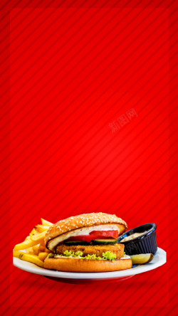 小快餐店海报可乐冷饮快餐店夏季美食H5背景素材高清图片