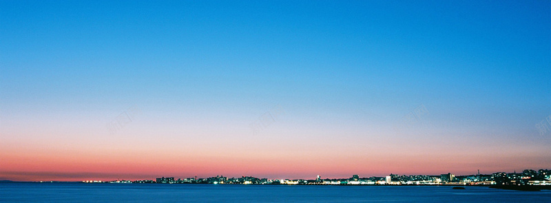 风景星空海港城背景背景