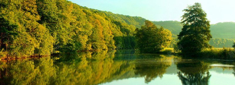 山水风景图psd设计背景_新图网 https://ixintu.com 树 水 风景 旅行 海报banner 其他