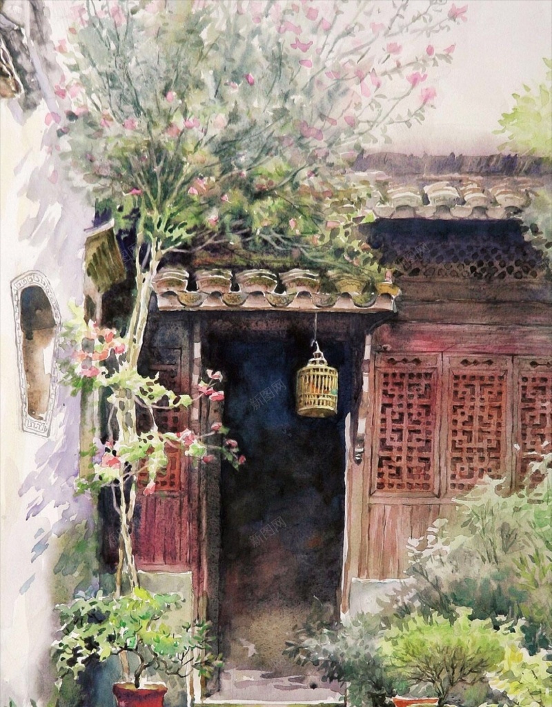 油画花卉房屋H5背景jpg设计背景_新图网 https://ixintu.com 彩色 房屋 油画 花卉 风景 H5 h5 文艺 小清新 简约