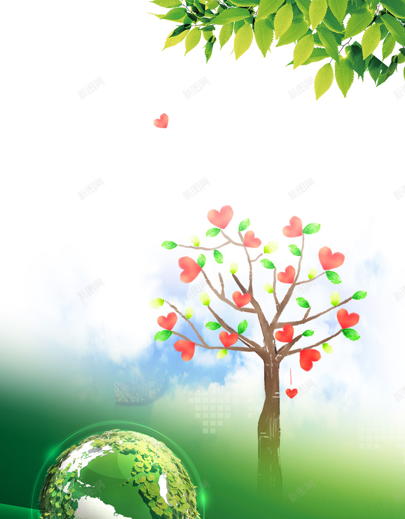 商务海报背景素材psd设计背景_新图网 https://ixintu.com 高清背景大全 商务 海报 科技 背景 企业文化 环保 能源 绿色