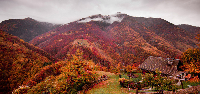 枫叶山区风景jpg设计背景_新图网 https://ixintu.com 海报banner 摄影 风景 枫叶山区风景秋天