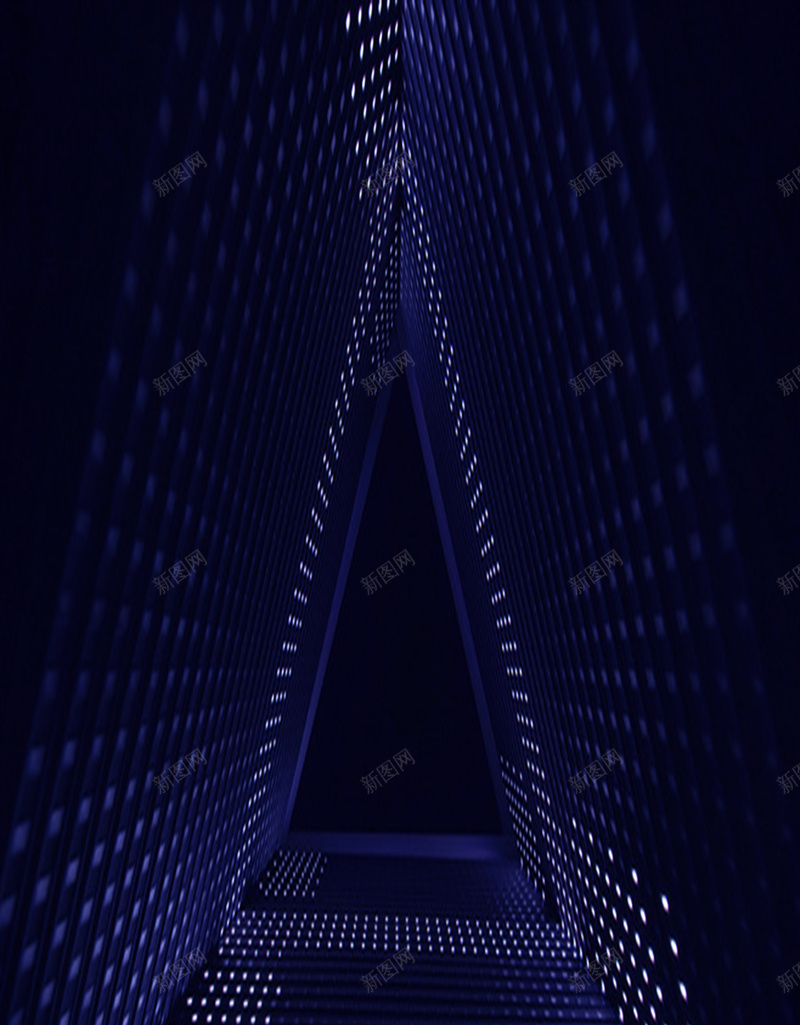 科技感H5背景素材jpg设计背景_新图网 https://ixintu.com 三角形 几何 渐变 灯具 科技 黑色 蓝色 H5背景