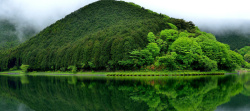 良田清新文艺山水湖泊风景背景高清图片