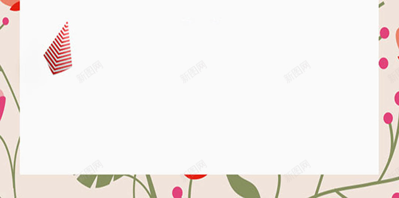 花卉简约白色公司海报H5背景jpg设计背景_新图网 https://ixintu.com 公司 海报 简约 花卉 贺卡 白色背景 H5背景素材