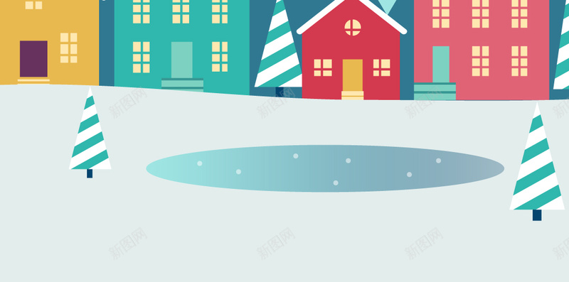 圣诞节日H5背景jpg设计背景_新图网 https://ixintu.com 卡通 圣诞 彩色 房子 节日 H5背景 星空 H5 h5 星云 星海 星际 童趣 手绘