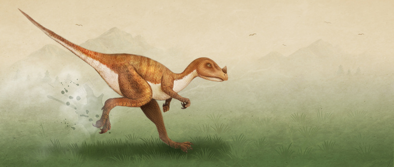奔跑中的恐龙jpg设计背景_新图网 https://ixintu.com 动物 卡通 童趣 手绘