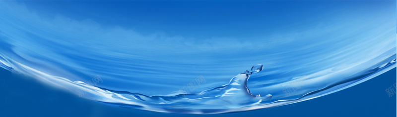 蓝色水资源背景背景