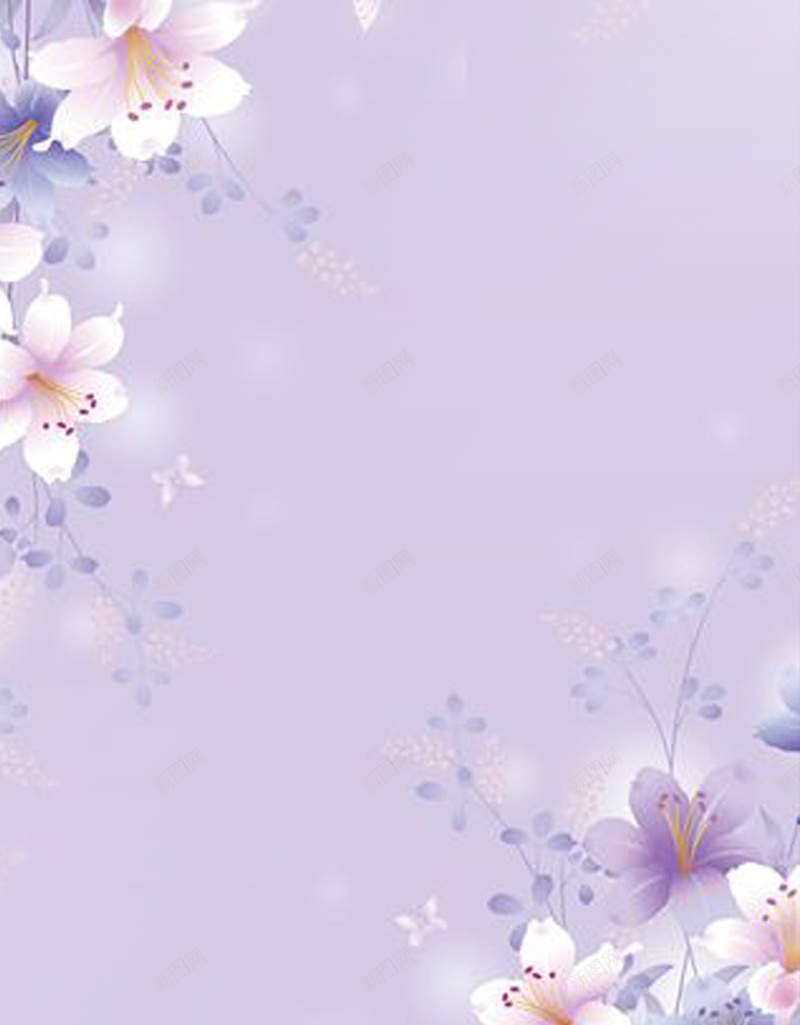 粉紫色花卉H5背景jpg设计背景_新图网 https://ixintu.com 粉紫色 女装 家纺 文艺 花卉 H5背景 H5 h5 小清新 简约