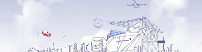 轮船jpg设计背景_新图网 https://ixintu.com 海报banner 出海 卡通 蓝色 轮船 童趣 手绘