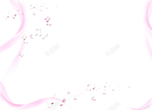 清新粉色曲线宝宝海报背景模板背景