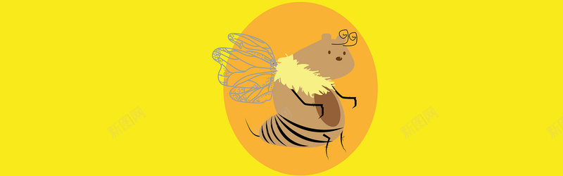 昆虫插画系列背景