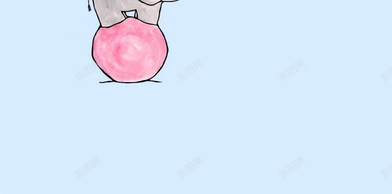 3只大象粉色球h5背景jpg设计背景_新图网 https://ixintu.com 大象 简约 可爱 萌 卡通 H5 h5 童趣 手绘