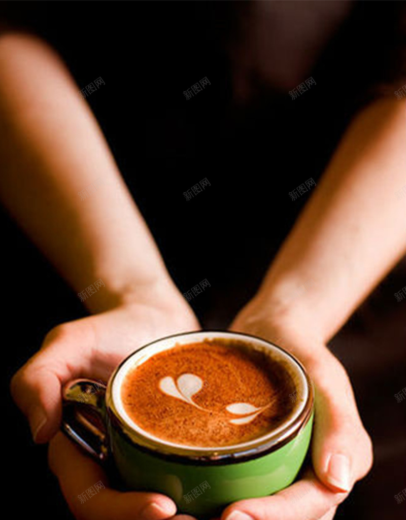 咖啡悠闲时光jpg设计背景_新图网 https://ixintu.com 小清新 双手 咖啡 杯子 黑色 卡布奇诺 背景素材 素材下载 温暖 棕色 文艺 简约