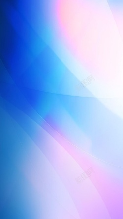 渐变蓝底红色曲线H5背景素材背景