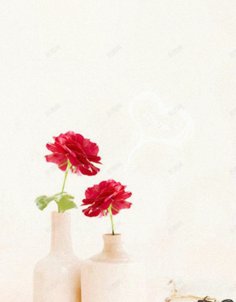 红色花卉H5背景jpg设计背景_新图网 https://ixintu.com 家居 家装 浪漫 红色 花卉 H5背景 白色 H5 h5 梦幻