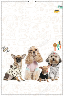 宠物交易宠物店海报背景素材高清图片