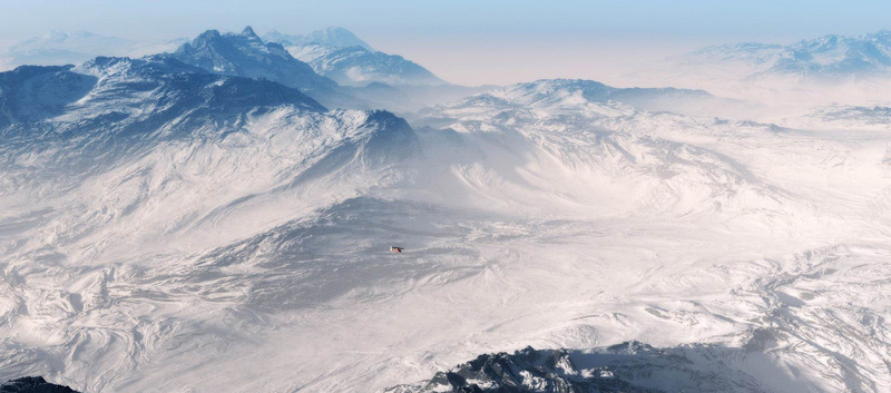 淘宝海报雪景banner背景