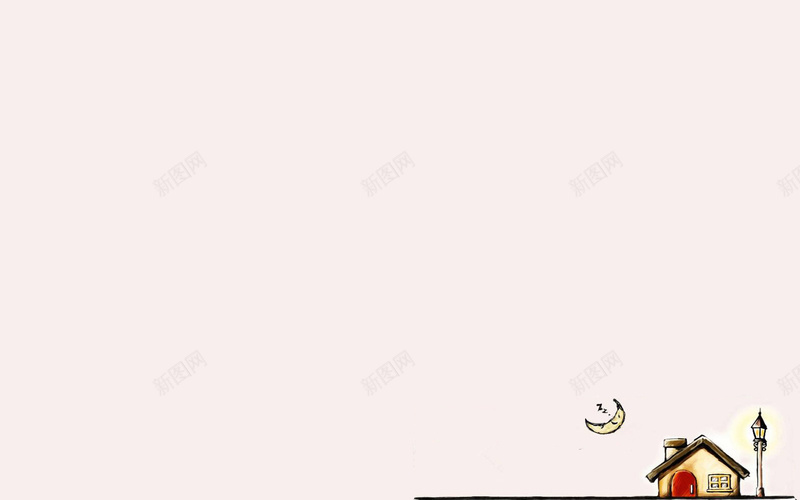 卡通可爱淡粉色家房子背景图jpg设计背景_新图网 https://ixintu.com 家 房子 卡通 可爱 可爱卡通 淡粉色 卡通房子 温馨 路灯 小鸟