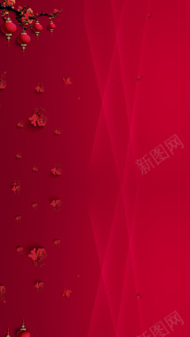 红色喜庆福字背景背景