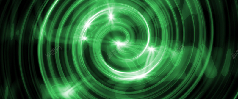 绿色旋涡圆形圈jpg设计背景_新图网 https://ixintu.com 海报banner 圆形 旋涡 绿色 圈 扁平 渐变 几何