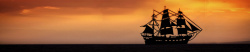 夕阳下的帆船夕阳下帆船背景高清图片