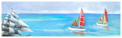 蓝色中国航海日国际航海日海上旅行banner高清图片