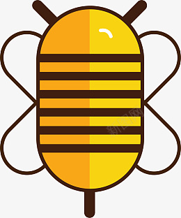 蜜蜂图标元素png_新图网 https://ixintu.com 蜜蜂 图标 元素 设计 插画