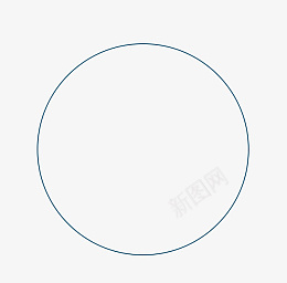 青色圆环元素图标