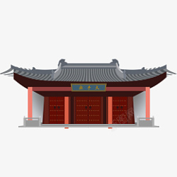古建筑门头古代亭台楼阁中国古建筑门头高清图片