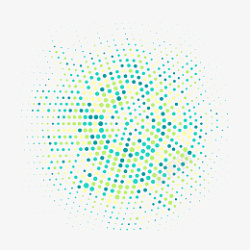 放射圈矢量圆点波点装饰元素高清图片