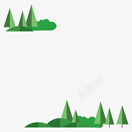 旅游城市建设森林边框png免抠素材_新图网 https://ixintu.com 城市建设 扁平风 标题框 公园 几何 旅游 旅行 景区 森林 清新 简约 绿化 绿色 边框 框