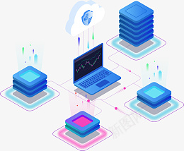 互联网防护图标png_新图网 https://ixintu.com 互联网 电脑 卡通 金融 防护