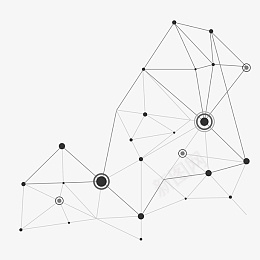 科技感灰色抽象点线线条png免抠素材_新图网 https://ixintu.com 会议 光效 几何 动感